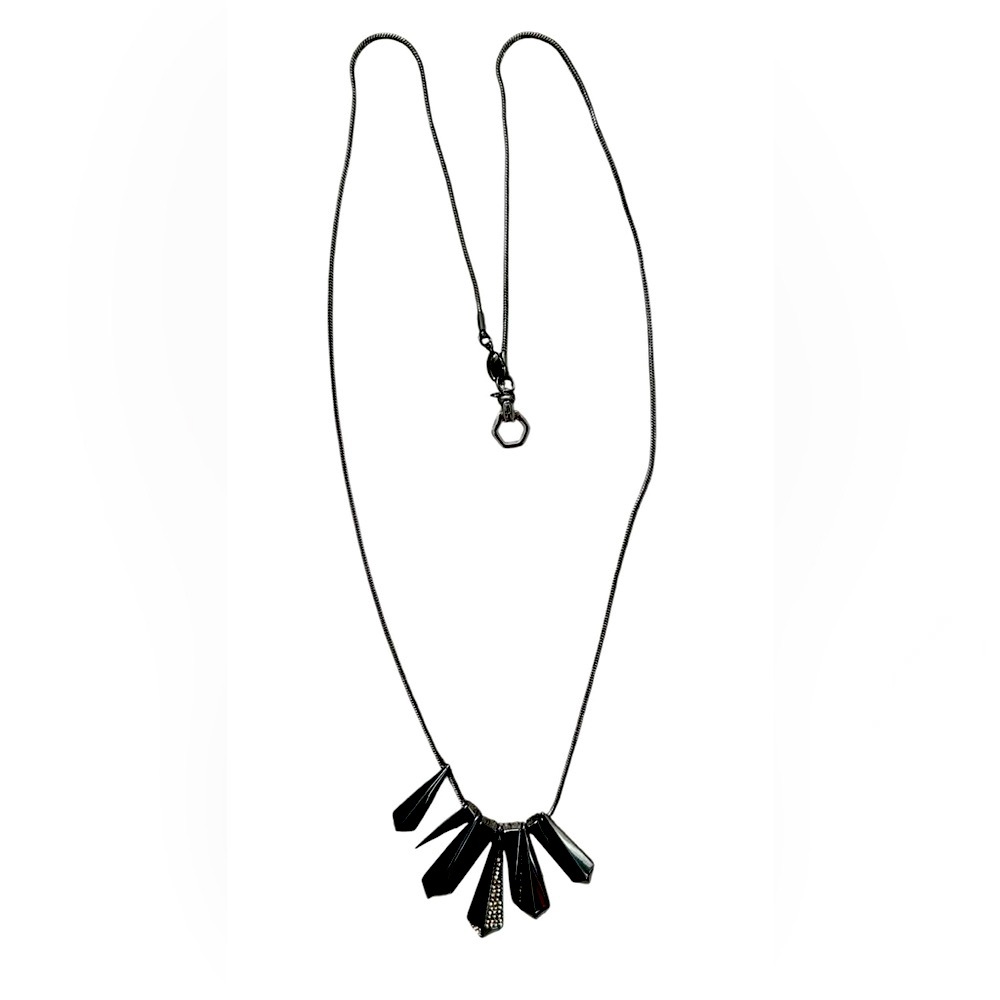 Simply Vera Wang Black Necklace with rhinestone accent